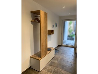 Garderobe im Eingangsbereich