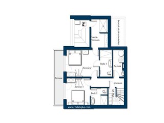 Parco vacanze Neukirchen am Großvenediger Pianta del piano 56