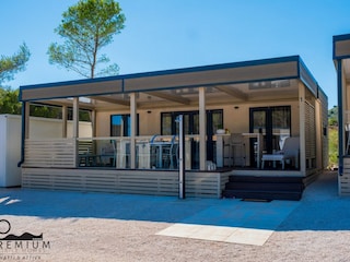 Wohnwagen Drage, Adria Außenaufnahme 12