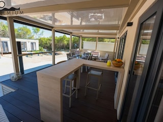 Wohnwagen Drage, Adria Außenaufnahme 7