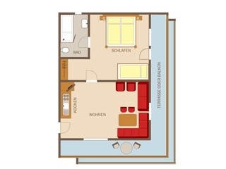 Appartamento per vacanze Bichlbach Pianta del piano 24