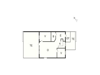 Casa de vacaciones Læsø Plano de planta 30