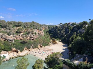 View to the beach