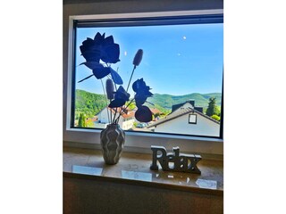 Blick aus dem Schlafzimmer