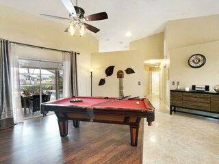 Billard room of the Villa in Cape Coral