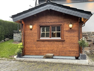 Blockhaussauna aussen