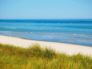 Strand vor der Ferienwohnung