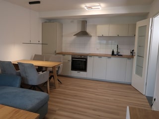 Küche und Essbereich