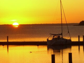 Evening at our jetty