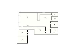 Vakantiehuis Hals Grondplan 3