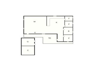 Vakantiehuis Hals Grondplan 4