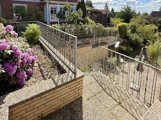 Private access, sheltered terrace