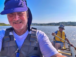 Canoeing on the Elbe