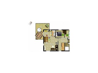 Grundriss Erdgeschoss.