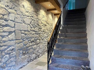 Die original antike Steintreppe