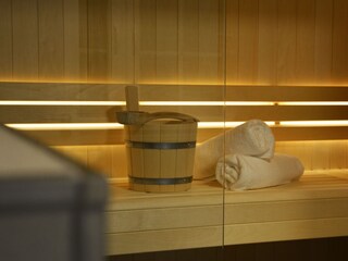 ...und eigener Sauna.