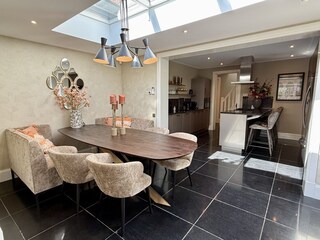 Esszimmer und Küche Casa Bergen