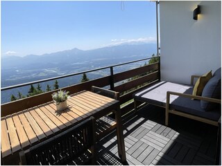 Balkon mit Panoramablick