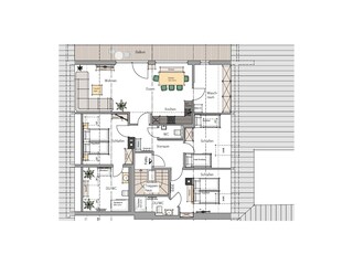 Grundrissplan Hochthron DG