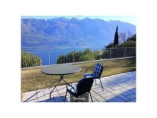 Terrasse mit Blick auf Malcesine