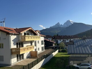 Die neue Wohnung liegt im Dachgeschoss mit Alpenblick