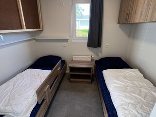 Camping Coogherveld Texel - Chalet kleine Schlafzimmer