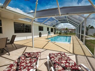 pool view from lounger