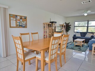 dining area into living room