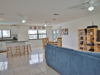 view towards kitchen/dining