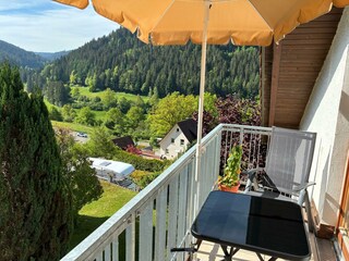 Klosterquelle, Balkon süd, Groß