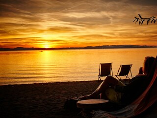 Abendstimmung in Übersee