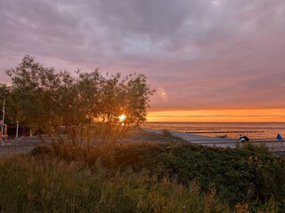 Sonnenuntergang Richtung Seebrücke