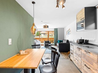 Essbereich und Küche