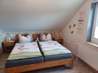 Alle Betten sind mit Gesundheitsmatrazen ausgestattet