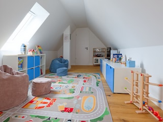 Spielzimmer im Dachgeschoss