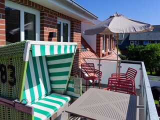 Balkon zur Westseite