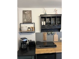 Kaffeemaschine, Toaster, Kochfeld