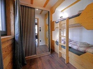 Schlafzimmer 2 mit Stockbett - Fewo Hochsitz****