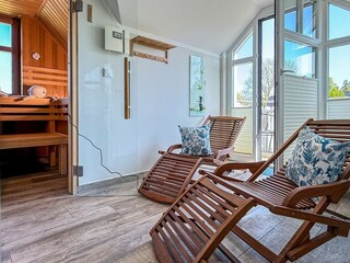 Sauna und Wellnessbereich