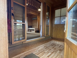 Zugang über den Wintergarten