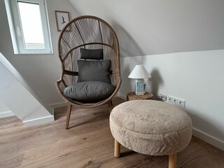 Ruhe-Ecke neben der Sauna