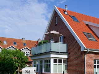 Balkon Südseite Lüttje Stuuv