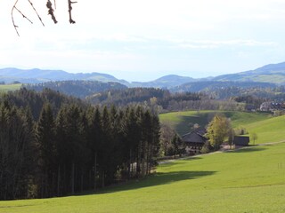 Unser Bauernhof aus der Ferne