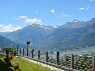 Aussicht Meraner Berge