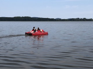 Tretboot fahren