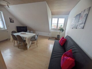Wohnzimmer Wohnung DG