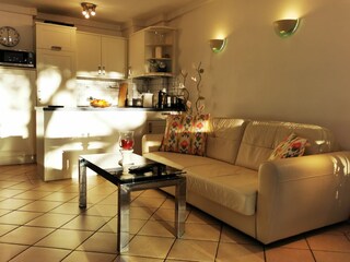 Wohnbereich und Küche