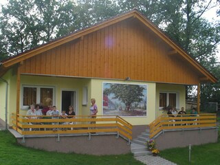 Ferienhaus mit Gästen
