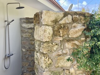 Duschen unter freiem Himmel