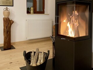 "Ein Feuer für kühle Abende."